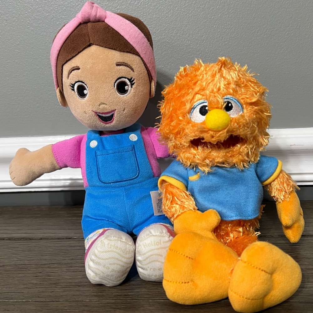 Miss Rachel & Herbie Plush Bundle Songs for Littles Stuffed‎ Toy Dolls
